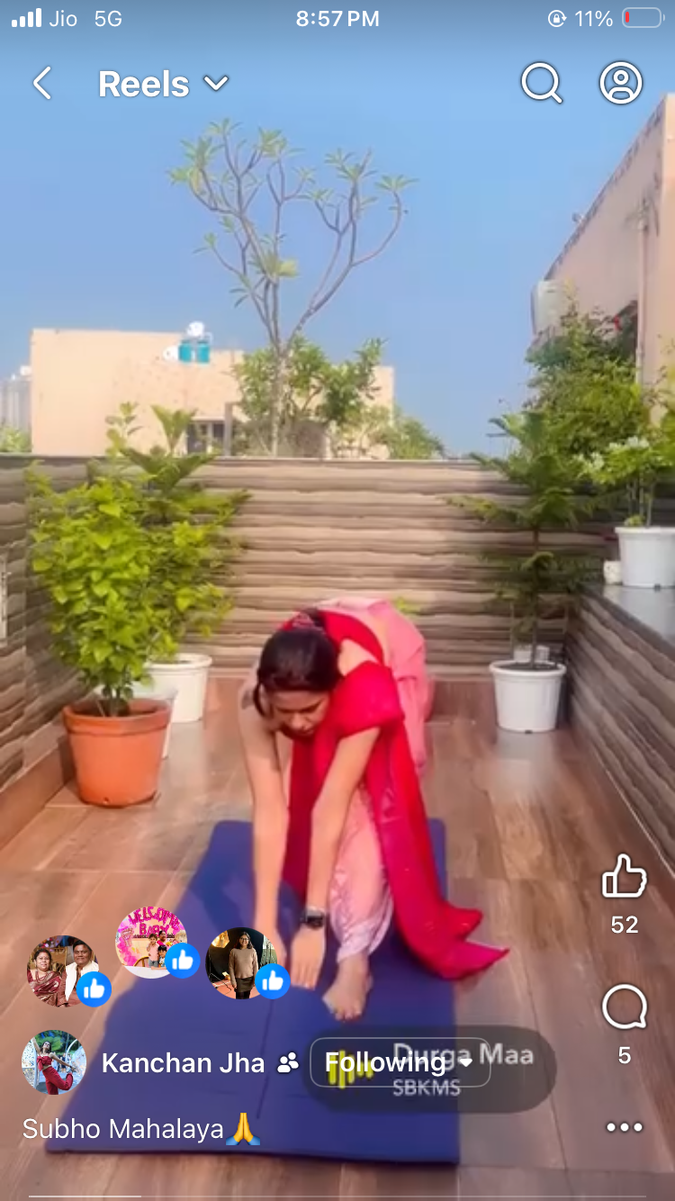 Kanchan's social media